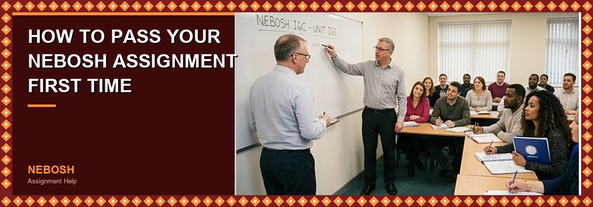How to Pass Your NEBOSH Assignment First Time — Expert Strategy Guide